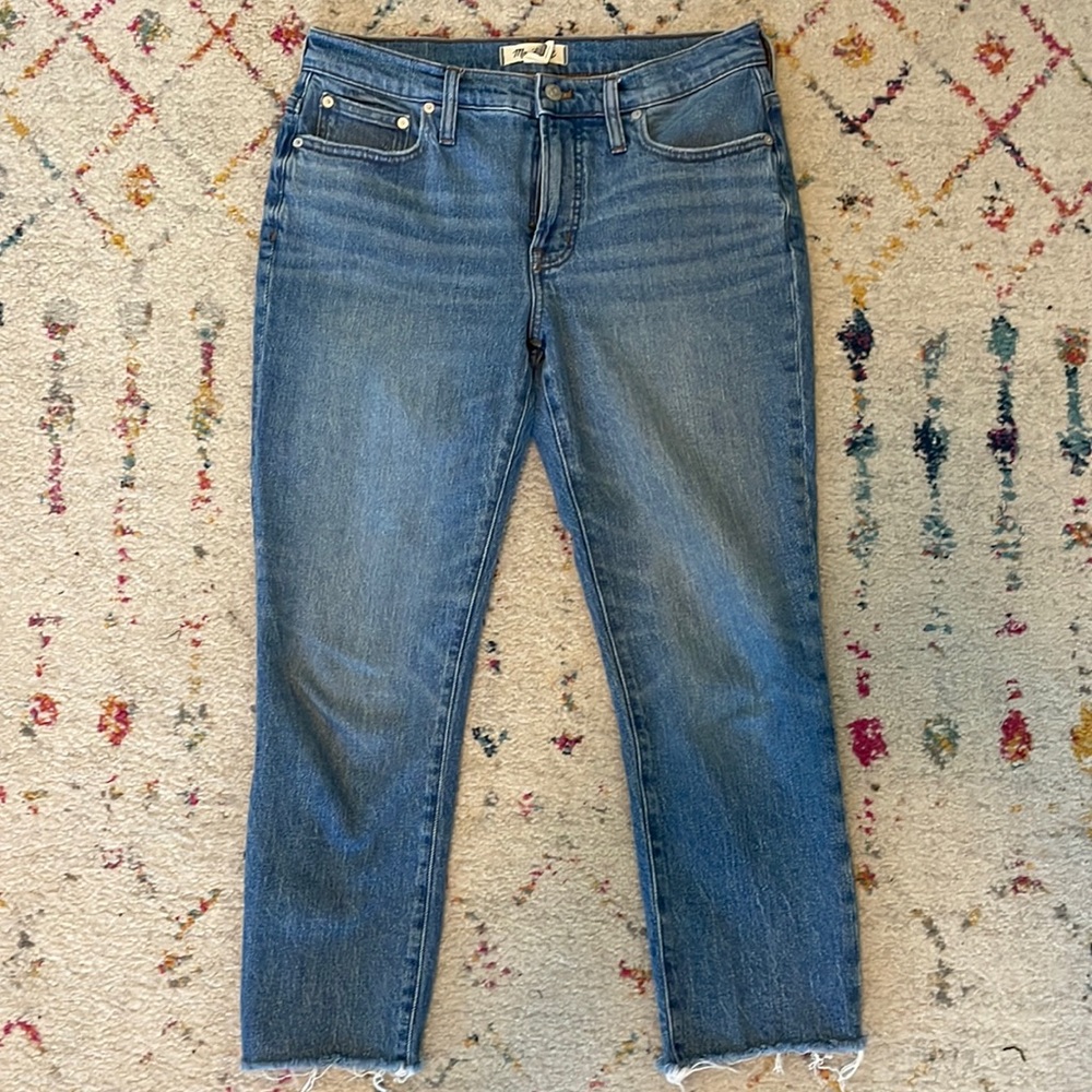 Madewell Cropped Perfect Vintage Straight Jeans